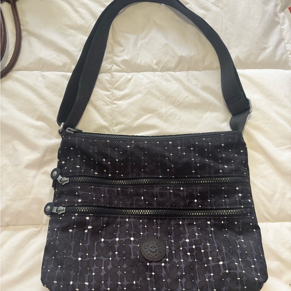 Kipling Black and White Polka Dot Crossbody bag - Picture 3 of 6